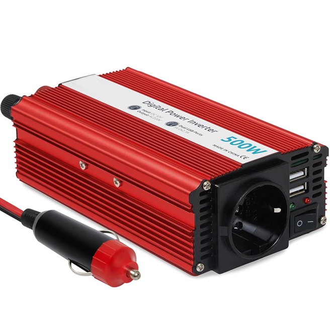 500W  Wechselrichter 12V GER