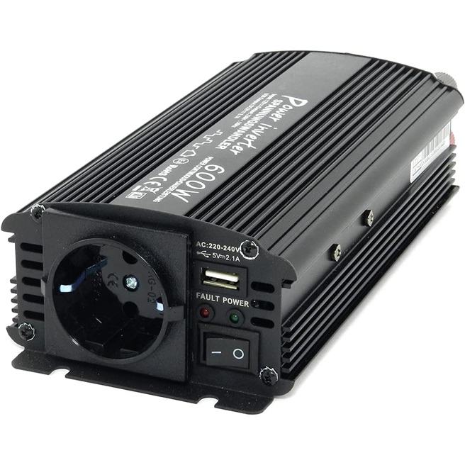 600 Watt SCHWARZ - 1200 Watt Spitzenleistung GER