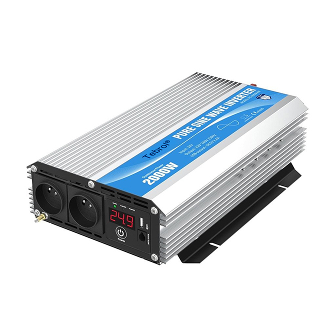 2000W Pur Sinus Onduleur Convertisseur FRA