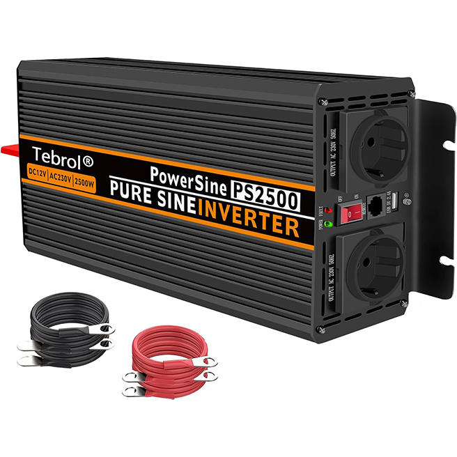 2500W Convertisseur Pur Sinus 12V FRA