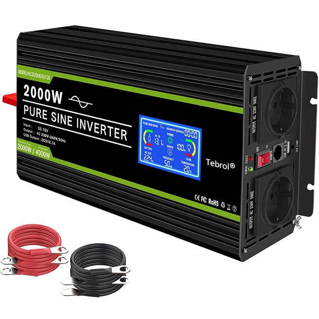 2000W Convertisseur Pur Sinus 12V FRA