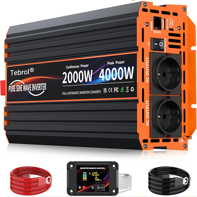 2000W Convertisseur Pur Sinus 12V FRA
