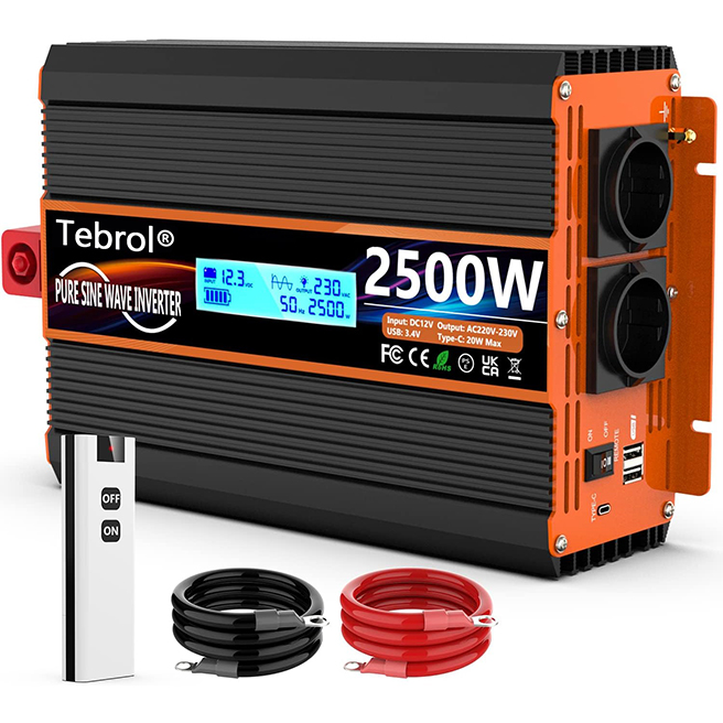 Convertisseur 12V 220V Pur Sinus 2500w/5000w FRA