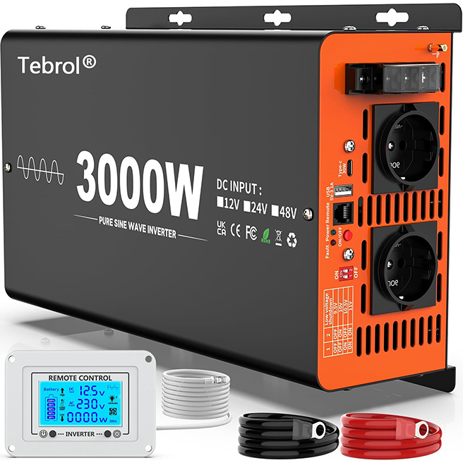 3000W Pur Sinus Convertisseur 12V FRA